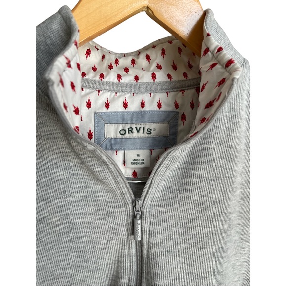 Orvis Sweater Adult Medium 1/4 Zip Pullover white Casual sweater size M - Picture 4 of 4